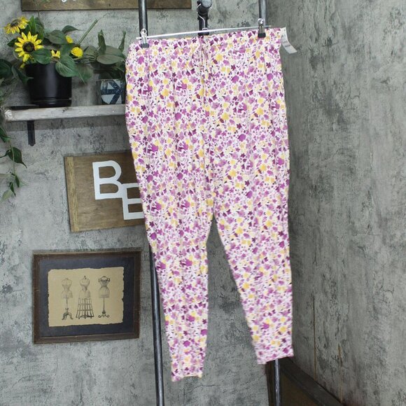 NWT State Of Day Womens Jogger Pajama Pants 100180261MS Raport Pink XL - Picture 2 of 5